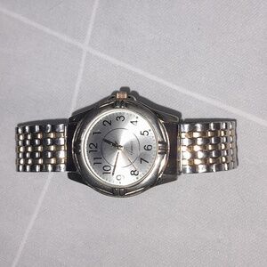 Silver and Gold Quartz Watch